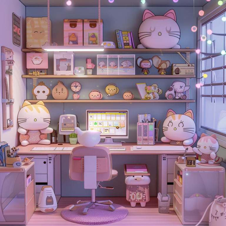 How to have the cutest kawaii office